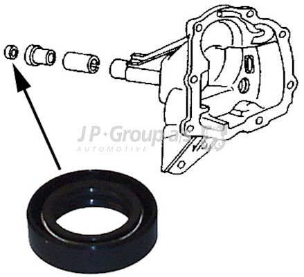 JP GROUP Уплотняющее кольцо, ступенчатая коробка передач 1132102200